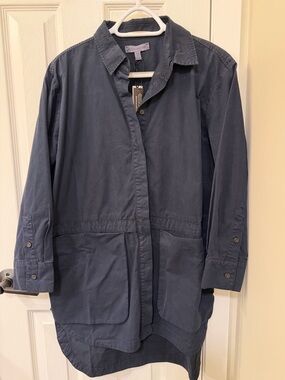 Banana Republic Cotton Twill Utility Jacket/Tunic
